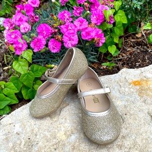 Smart Fit, Gold Glitter, Shoes, size 5